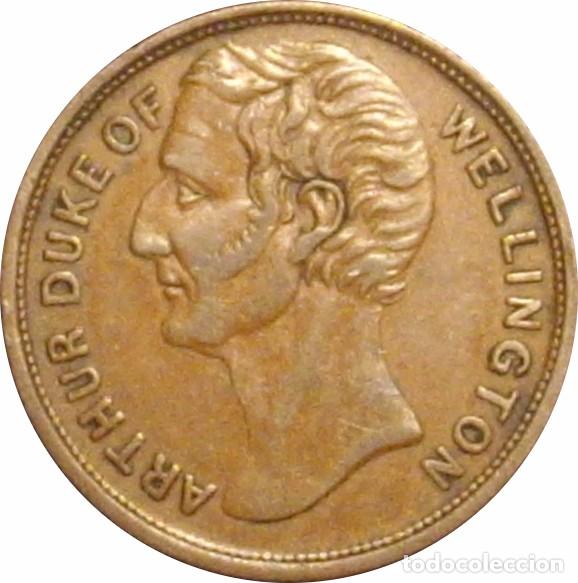 Medallas hist&oacute;ricas: INGLATERRA. TOKEN. DUQUE DE WELLINGTON - Foto 1