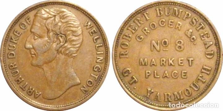Medallas hist&oacute;ricas: INGLATERRA. TOKEN. DUQUE DE WELLINGTON - Foto 3