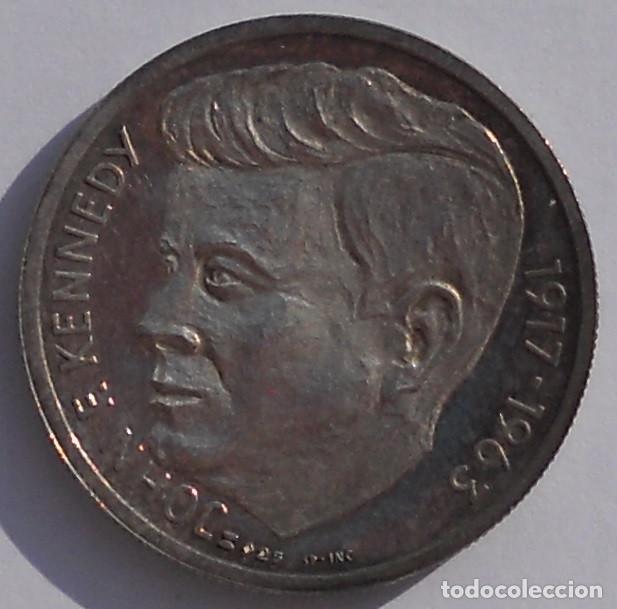 Medaglie storiche: ZC - MEDALLA - JOHN F. KENNEDY Y ROBERT KENNEDY - PLATA