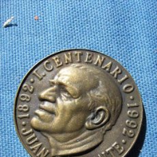 Medallas históricas: MEDALLA DEL PRIMER CENTENARIO DEL NACIMIENTO DE JUAN BELMONTE - TOROS - TAUROMAQUIA - 5 CM.. Lote 78154749