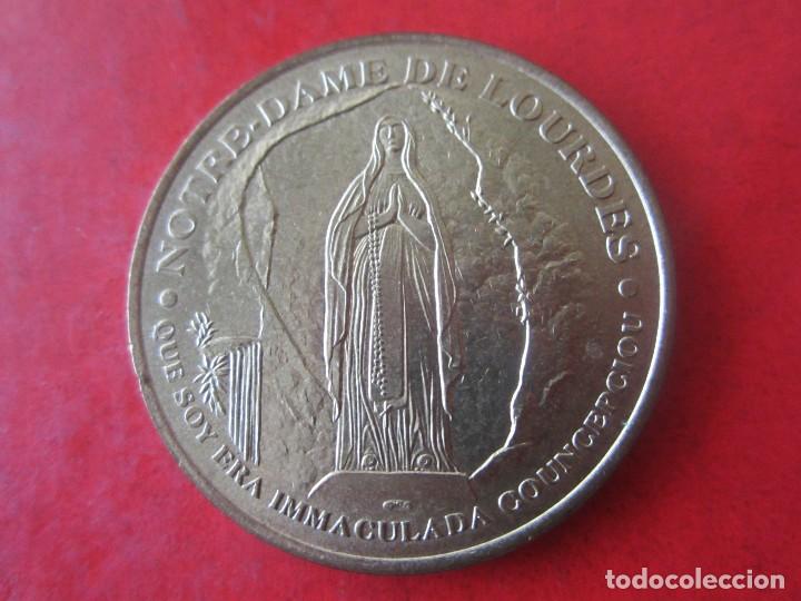 M&eacute;dailles historiques: Medalla de la serie Catedrales y santuarios. nuestra se&ntilde;ora de Lourdres