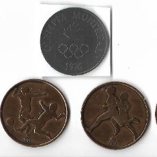 Medallas históricas: OLYMPIA MONTREAL 1976 COLECION DE CUATRO MEDALLAS - DIAMERO 50 MM. Lote 113643411