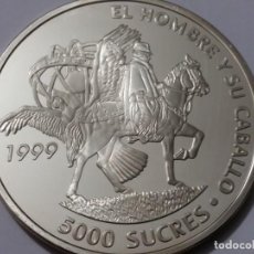 Medallas históricas: ECUADOR -MONEDA- 5000 SUCRES 1999 PLATA ( 27,00 GR. ) SC UNC ( K054 )