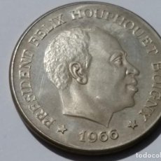 Medallas históricas: COSTA DE MARFIL -MONEDA- 10 FRANCOS 1966 PLATA SC UNC ( M 012 )