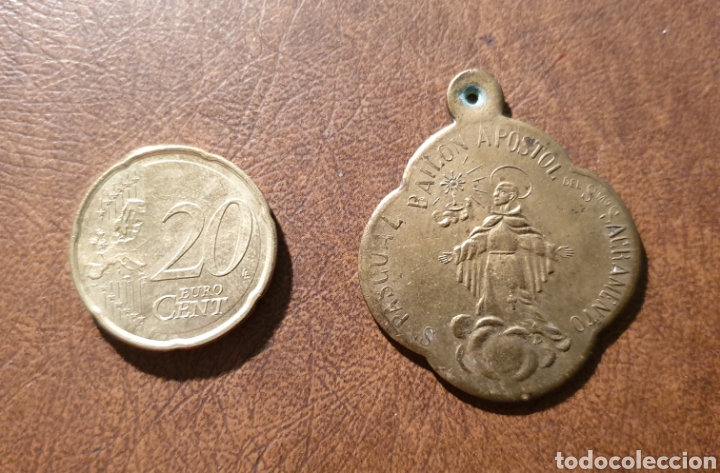 M&eacute;dailles historiques: Medalla I Peregrinaci&oacute;n a Villarreal 17 mayo 1898 San Pascual Bailon - Vilareal