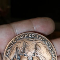 Medallas históricas: MEDALLA CONMEMORATIVA DEL 17 SALÓN NÁUTICO DE BARCELONA 1979 FRAGATA PRIMERA DE CATALUÑA. Lote 184575040