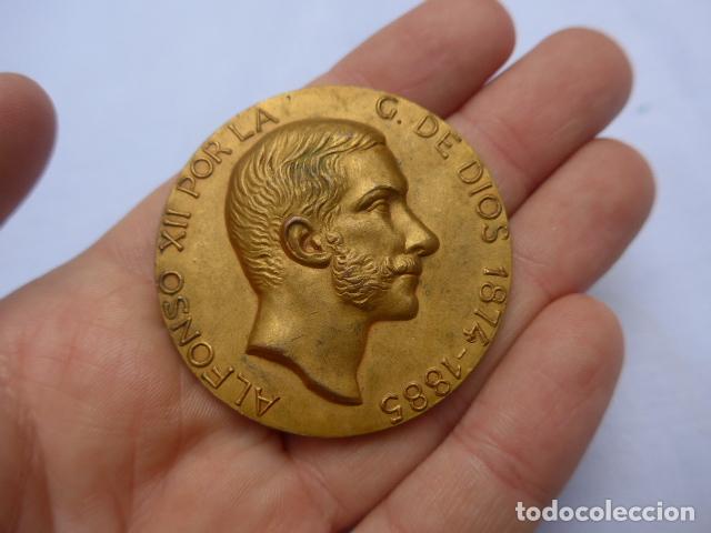 Medallas hist&oacute;ricas: MEDALLA ALFONSO XII 1874 - 1885 EL PACIFICADOR