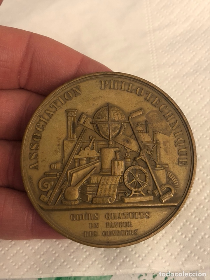 Historische Medaillen: Magnifica medalla francesa antigua por identificar