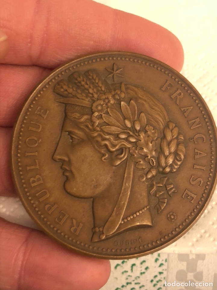 Historische Medaillen: Magnifica medalla francesa antigua por identificar