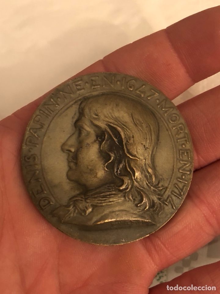 Historische Medaillen: Magnifica medalla antigua francesa a clasificar