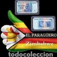 Medallas históricas: AFRICA ZIMBABWE LINGOTE 100 BILLONES DE DOLARES PLATA COLOREADA 35 GR Nº4. Lote 199174768