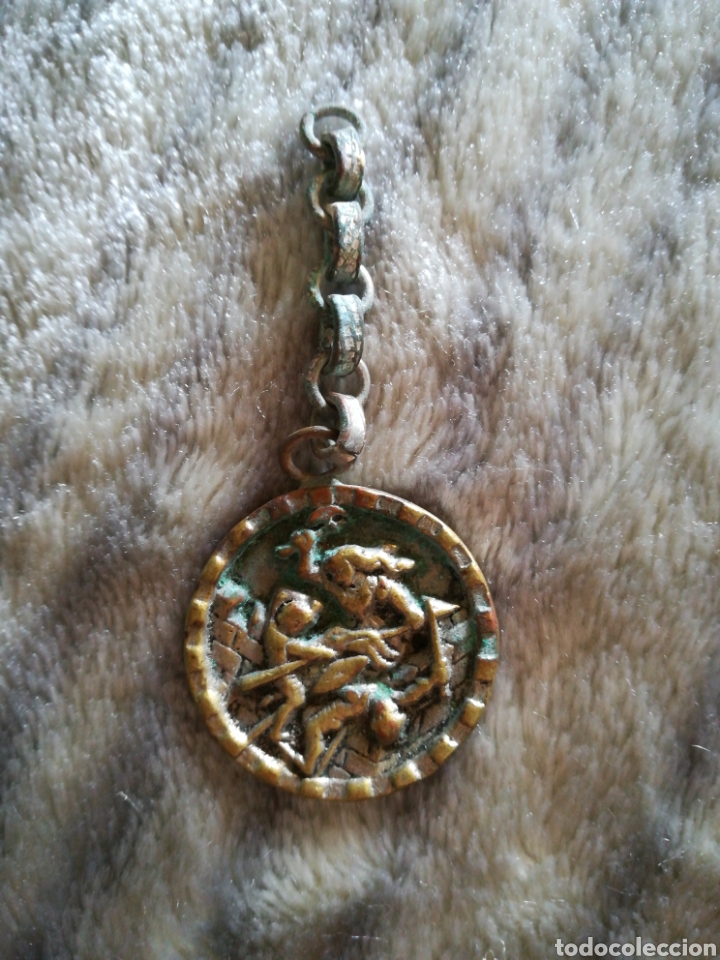 Medallas hist&oacute;ricas: Llavero medalla romana medieval