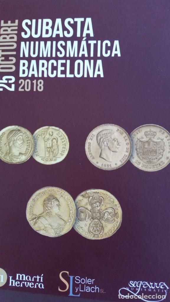 M&eacute;dailles historiques: CATALOGO- SUBASTA MARTI HERVERA-SOLER Y LLACH 25 DE OCTUBRE 2018 ( SU20 )