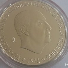 Medallas históricas: ESPAÑA-MEDALLA FRANCO 100 PESETAS 1966 19-66* PLATA 43,95GR. SC UNC ( F040). Lote 214466151