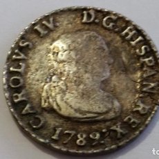 Medallas históricas: MEDALLA- CARLOS IV 1789 PROCLAMACION-MODULO DE 4 REALES-PLATA FUNDIDA ( F028 ). Lote 215573791