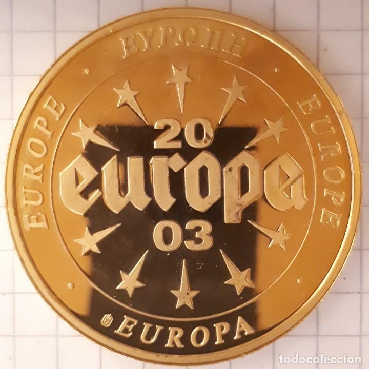 Medallas hist&oacute;ricas: MEDALLA EUROPA CON BILLETE DE PORTUGAL - Foto 1