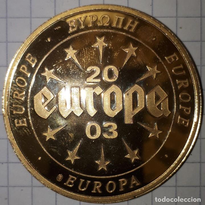 Medallas hist&oacute;ricas: MEDALLA EUROPA CON BILLETE DE PORTUGAL - Foto 3