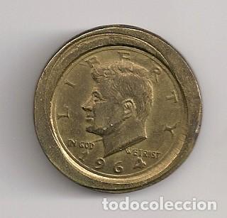 Medallas hist&oacute;ricas: TOKEN KENNEDY HALF DOLLAR - Foto 1