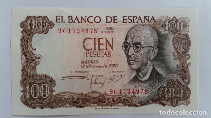 M&eacute;dailles historiques: BILLETE-100 PESETAS 1970 ( SERIE ESPECIAL 9C ) SC UNC ( T093 )
