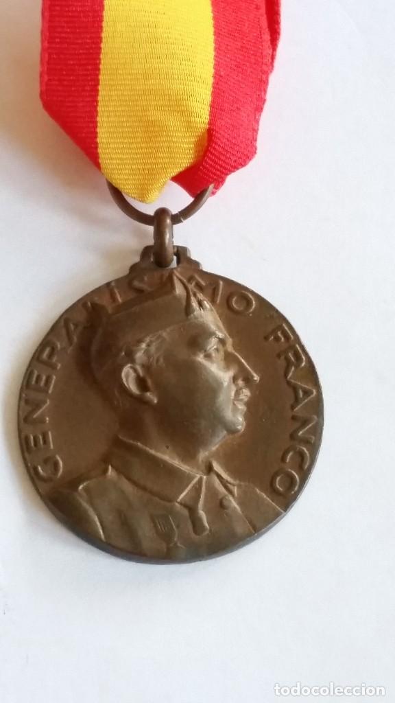 Historische Medaillen: MEDALLA - 15 ANIVERSARIO DEL ALZAMIENTO NACIONAL 1951 Color bronce ( X043 )
