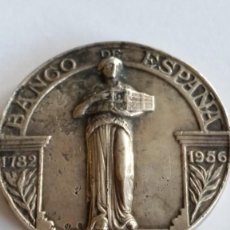 Medallas históricas: MEDALLA - POR LEY DE 1856 EL BANCO S. FERNANDO TOMO EL NOMBRE DE BANCO DE ESPAÑA ( X063 ). Lote 217462290