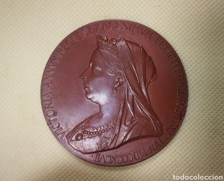 Medaglie storiche: medalla 1897 queen victoria diamante jubilaci&oacute;n