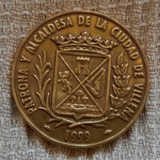 Medallas históricas: MEDALLA 525 ANIVERSARIO DE LA APARICIÓN DE LA VIRGEN DE LAS VIRTUDES 1474 -1999. Lote 246920400