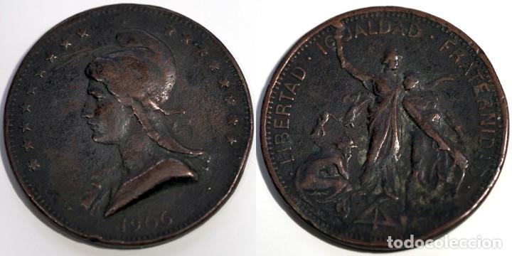 Medallas históricas: Medalla Repúblicana 1906 - Foto 2 - 246728085