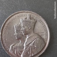 Medallas históricas: MEDALLA CORONACIÓN JORGE VI 1937