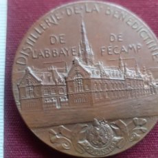 Medallas históricas: FRANCIA. MEDALLA. DESTILERÍA BENEDICTINA DE FECAMP 1895. Lote 269150933
