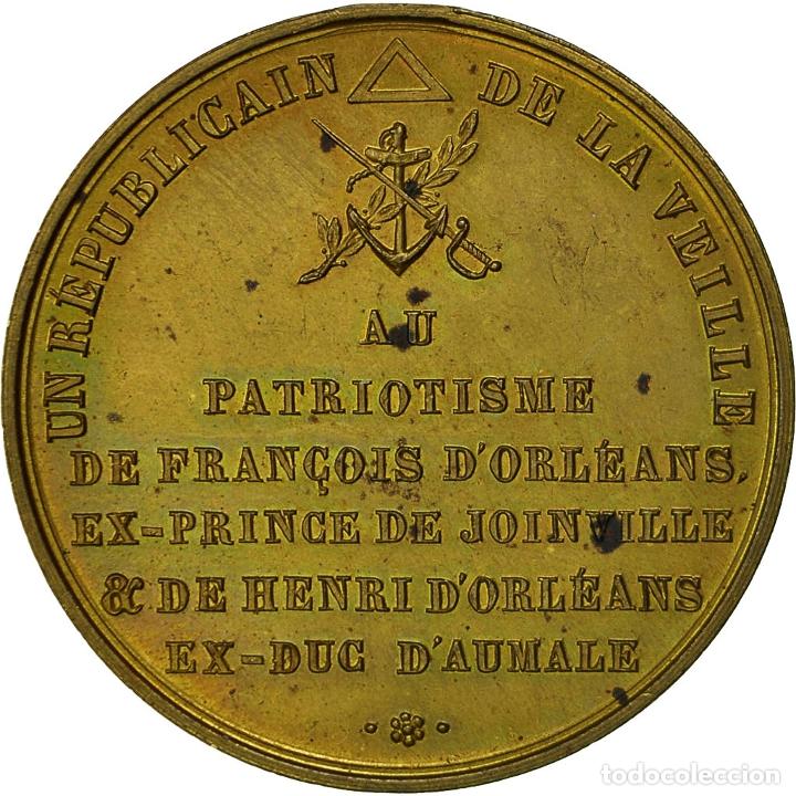 Medaglie storiche: [#553267] Algeria, medalla, Patriotisme des Ducs d'Orl&eacute;ans et d'Aumale, 1848, Combrouse