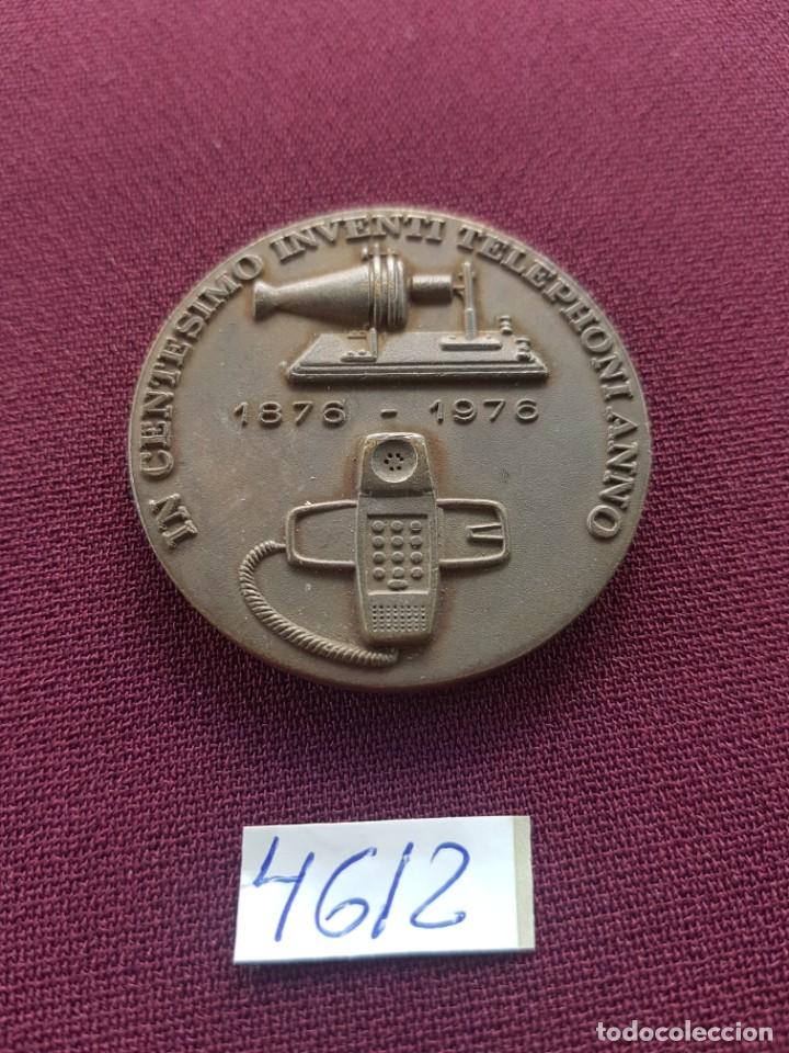 M&eacute;dailles historiques: Medalla telefonica aniversario 1976