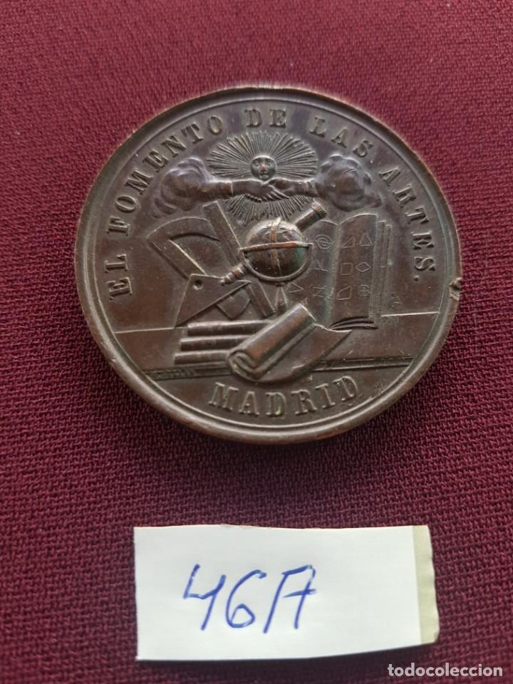 M&eacute;dailles historiques: Medalla Fomento de las artes Madrid 1871