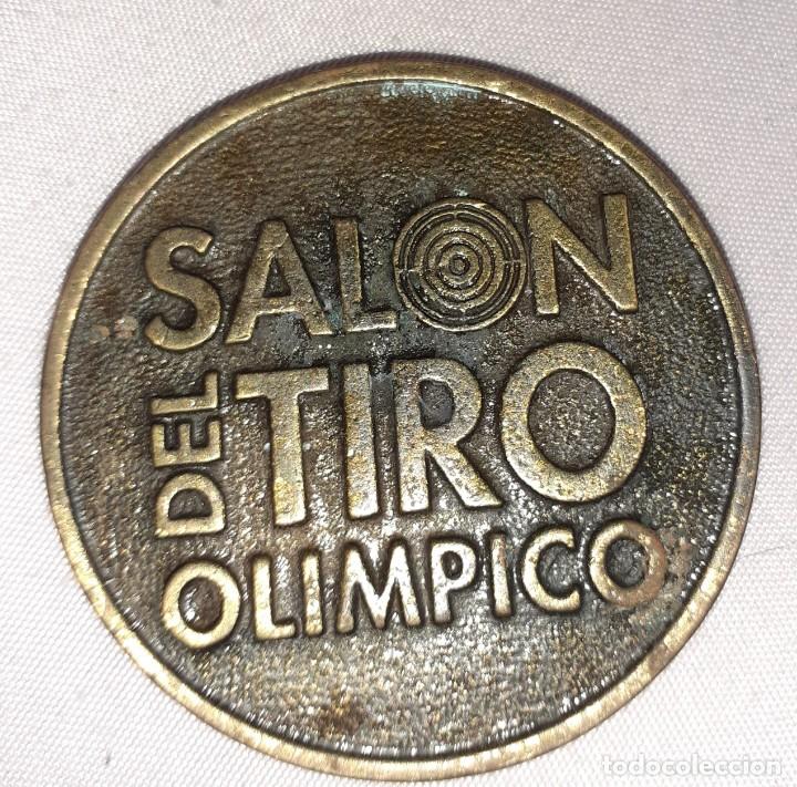 M&eacute;dailles historiques: Antigua medalla de sal&oacute;n de tiro ol&iacute;mpico, tiro con armas de fuego