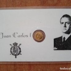 Medalhas históricas: TARJETA MONEDA JUAN CARLOS I. Lote 285593538