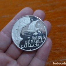 Medallas históricas: ANTIGUA MEDALLA DE PLATA DE JAUME I, PAISOS DE PARLA CATALANA, ORIGINAL, PAISOS CATALANS.. Lote 288654178