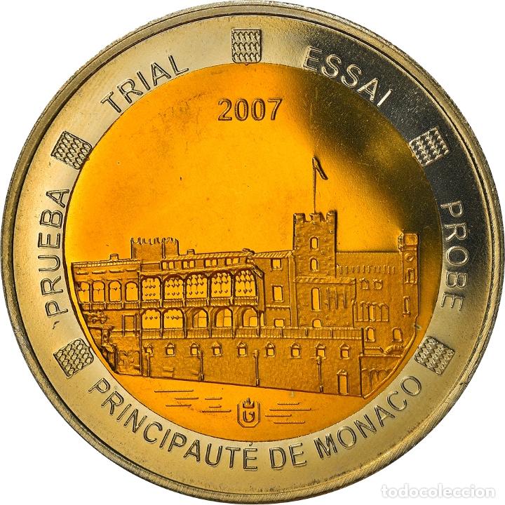 Medalhas hist&oacute;ricas: [#382121] M&oacute;naco, medalla, 10 Euro Essai, Principaut&eacute; de Monaco, 2007, unofficial