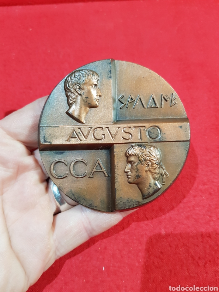 Historical Medals: Medalla de bronce de Augusto buen tama&ntilde;o