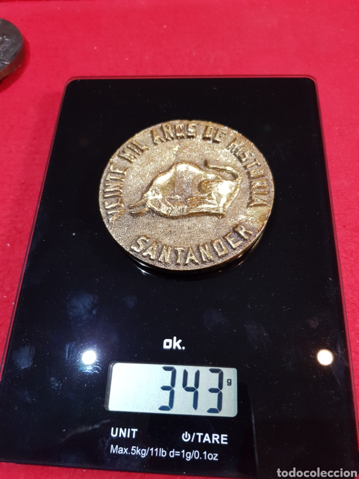 Historical Medals: Medalla de bronce organizaci&oacute;n sindical 20000 a&ntilde;os de historia Santander