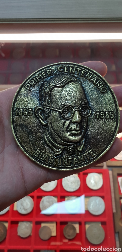 Medaglie storiche: MEDALLA CONMEMORATIVA DEL CENTENARIO DE BLAS INFANTE - 1885/1995 - SERIE LIMITADA 1000 - NUMERADA
