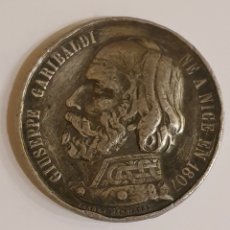 Medallas históricas: MEDALLA GIUSEPPE GARIBALDI - GUERRE DE L'INDEPENDANCE ITALIENNE - 1859