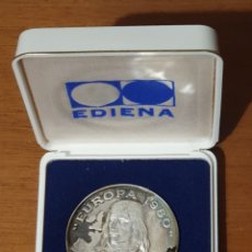 Medallas históricas: ANDORRA: MEDALLA DE PLATA ”EUROPA 1980” NAPOLEO -