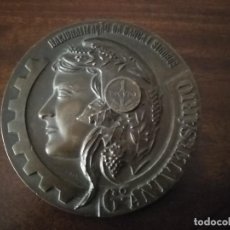Medallas históricas: MEDALLA 6 ANIVERSARIO DE LA NACIONALIZACIÓN DE LA BSNCA Y SEGUROS DE PORTUGAL. NUMERADA.. Lote 350122754