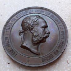 Medallas históricas: 1873 MEDALLA EXPOSICIÓN UNIVERSAL VIENA - J.TAUTENHAYN Y K.SCHWENZER - 7 CM. - 157 GR.