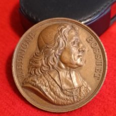 Medallas históricas: MEDALLA DE BRONCE FRANCIA DE 40 MM DIÁMETRO, A . BENIGNE BOSSUET, 1816, BUEN EJEMPLAR. VER FOTOS.. Lote 329513848