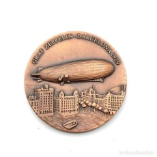 Medallas históricas: MEDALLA GRAF ZEPPELIN - BARCELONA 1929 - SALÓN INTERNACIONAL DE LA LOGÍSTICA Y LA MANUTENCIÓN 2012. Lote 329709898