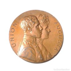 Medallas históricas: MEDALLA UNIÓN AUGUSTA - ALFONSO XIII Y VICTORIA EUGENIA DE BATTENBERG. MADRID 31DE MAYO DE 1906. Lote 337398523