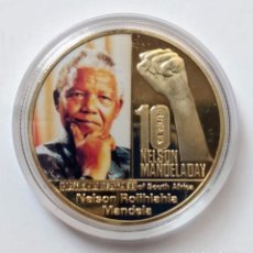 Medallas históricas: MEDALLA CONMEMORATIVA EN HOMENAJE A NELSON MANDELA