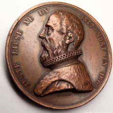 Medallas históricas: S. XIX BRONCE - MEDALLA CONMEMORATIVA JUSTE LIPSE NE EN 1547 - MORT EN 1606 JOUVENEL (Ø47/44GR). Lote 363595985