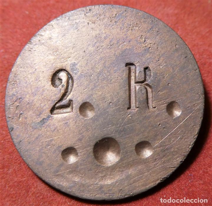 Medallas hist&oacute;ricas: FICHA A IDENTIFICAR mide 3 cm - Foto 1